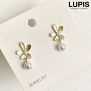 フラワー×パールピアス