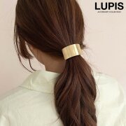 スクエアメタルプレートヘアゴム