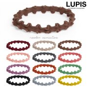 ウェーブカラーヘアゴム