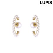 パールラインイヤーカフ風ピアス