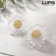 サンフラワークリアピアス