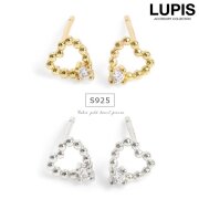 ハートフレームプチピアス