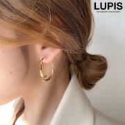 カーブラインメタルピアス