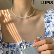 2wayツイストパールチョーカーネックレス