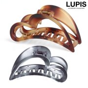 グラデーションハートフレームバンスクリップ