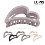 マットカラーハートバンスクリップ