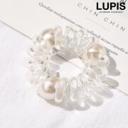 ポイントパールスプリングヘアゴム