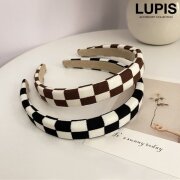 チェッカーフラッグ柄カチューシャ