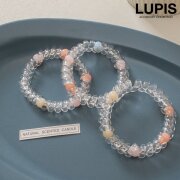 カラーボールクリアスプリングヘアゴム