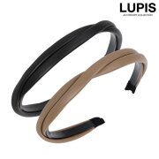 ツイストレザーカチューシャ