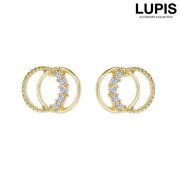 ダブルサークルピアス