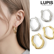 ニュアンスメタルフープピアス