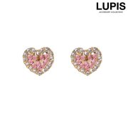 ガーリーパヴェハートイヤリング