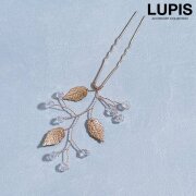 リーフ×クリスタルビーズコーム