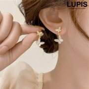 エレガント2連バタフライピアス