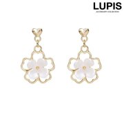 ハート×フラワーピアス