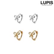 プチリボンフープピアス