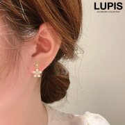 2連フラワーピアス