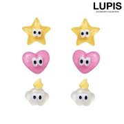 フェイスモチーフピアス