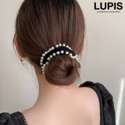 パールラインワイドジャージヘアゴム