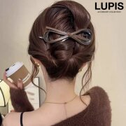 レザー調リボンバナナクリップ