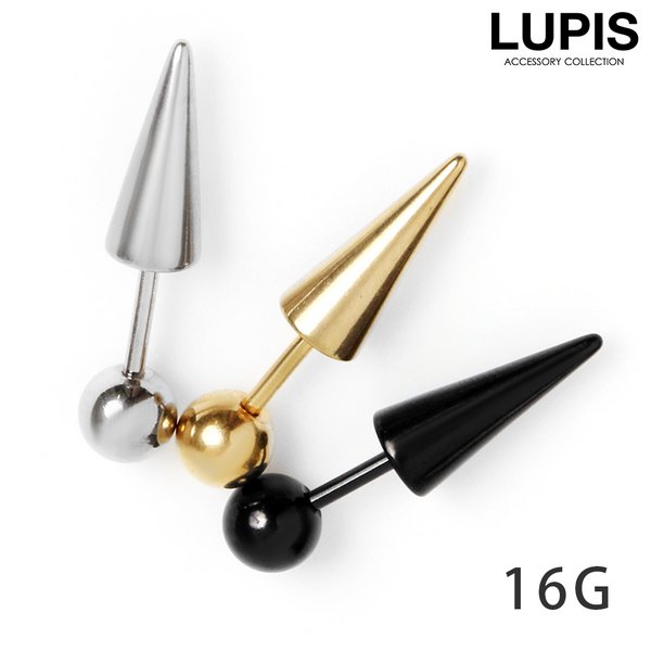 【16G】BIGコーンヘッドストレートバーベルボディピアス