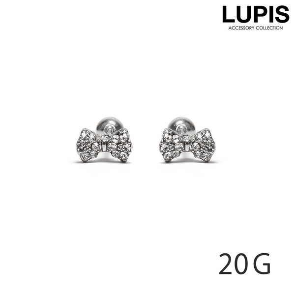 【20G】パヴェリボンストレートバーベルボディピアス