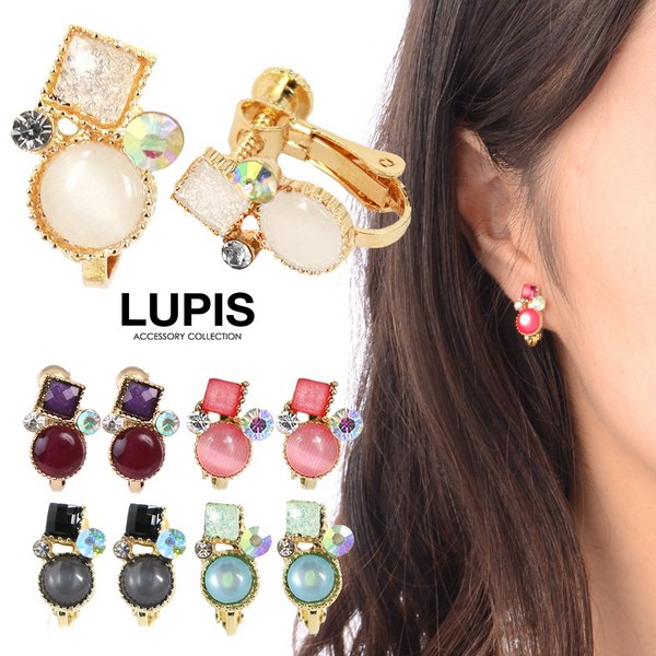 激安ビジューイヤリングの通販 ルピス Lupis