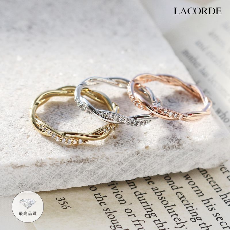 ツイストウェーブデザインリング【送料無料】- 大人ジュエリーの通販  