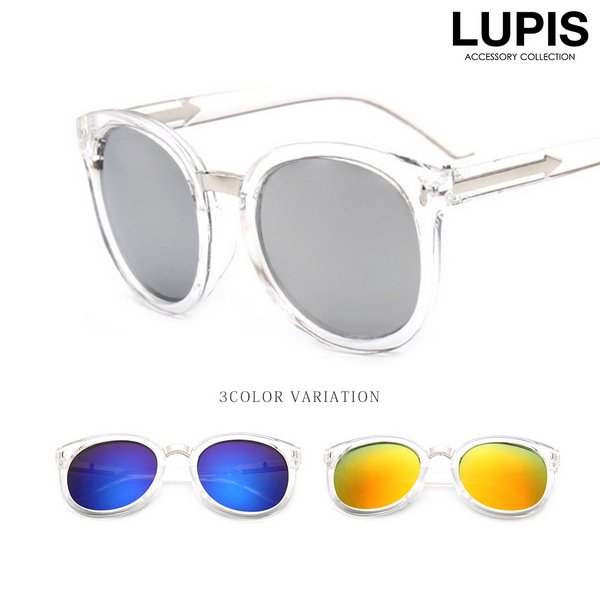 クリアフレームミラーサングラス 激安サングラスの通販販売 ルピス Lupis