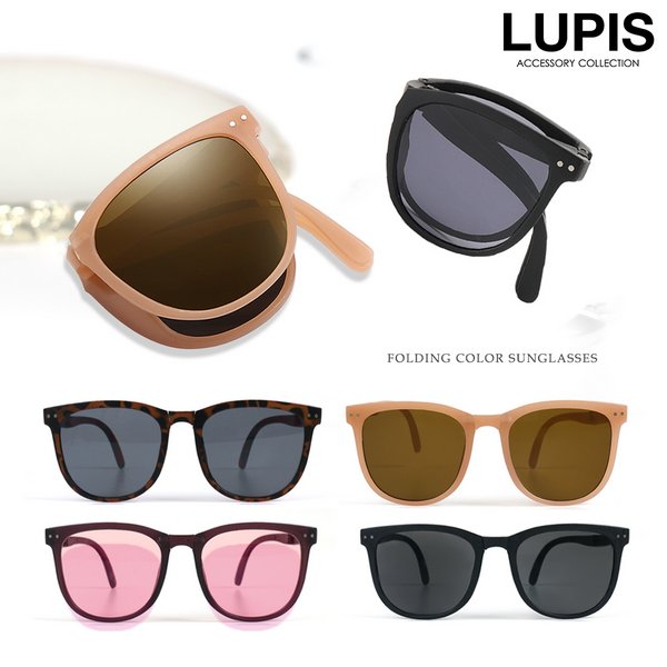 折りたたみウェリントンサングラス