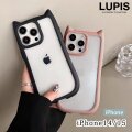 スムースマット猫耳iPhoneケース【iPhone14・iPhone15】