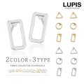 ジオメトリックデザインピアス
