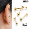 【18G】ゴールドシンプルラブレットスタッドボディピアス