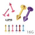 【16G】カラーコーンラブレットスタッドボディピアス