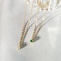LACORDEファインキュービックジルコニアネックレス【送料無料】