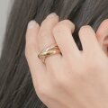 【金属アレルギー対応 316L】ワイド3連ステンレスリング
