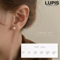 シンプルパールセットピアス