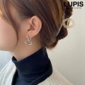 ツイストハートフープピアス