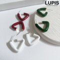 トライアングルフープピアス