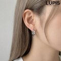 変形メタルフープピアス/ゴールド