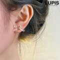 クリアリボンピアス
