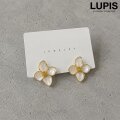 エレガンスフラワーピアス