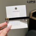 メタルハートベロア調ヘアクリップ