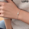 メタルハートスネークチェーンブレスレット