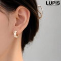 フラワーミニフープピアス