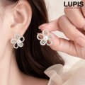 メタルレースフラワーピアス
