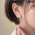 マーブルリボンピアス