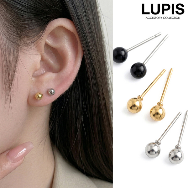 シンプルボールスタッドピアス
