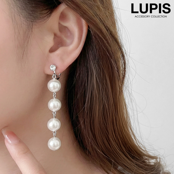 4連パールロングイヤリング